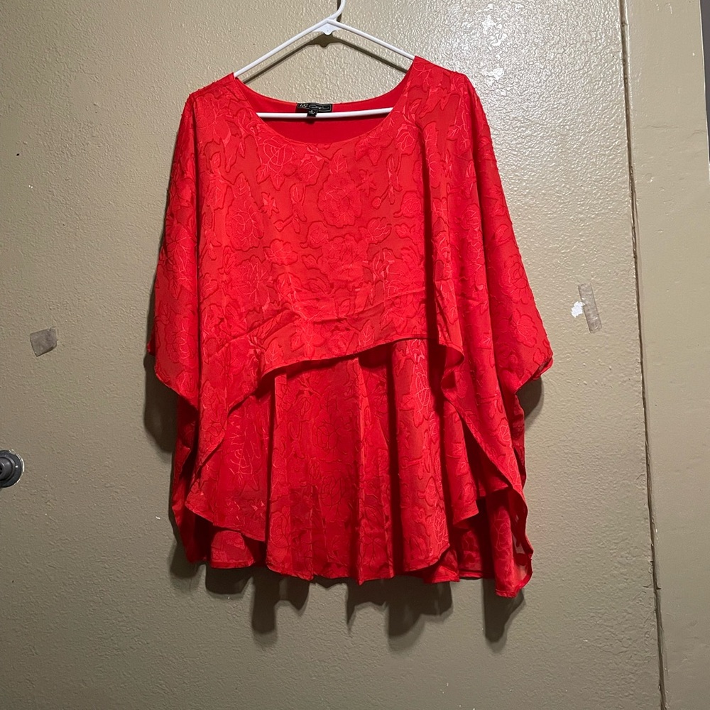 DC Vibrant Red Women's Blouse